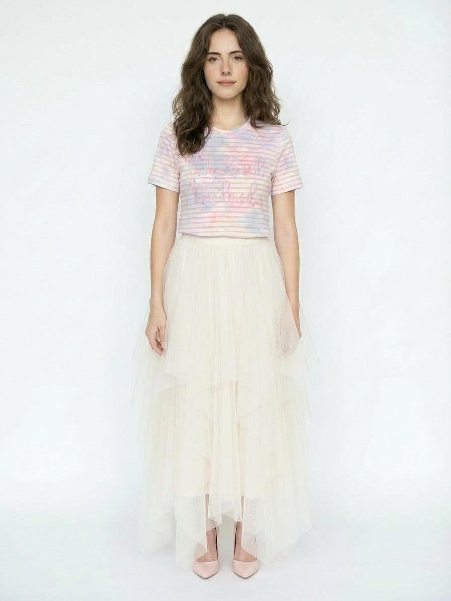 Playera Tie-Dye "Wonderful Handmade" | Amarillo · Rosa · Gris · Azul