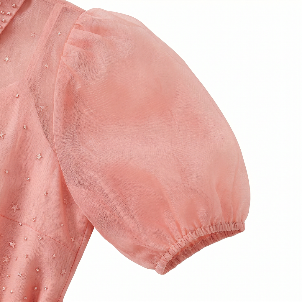 9532 Dos Colores Vestido con Cristales Perdería y Cuello Sacó Cinturón con Hebilla Tendencia para Mujer