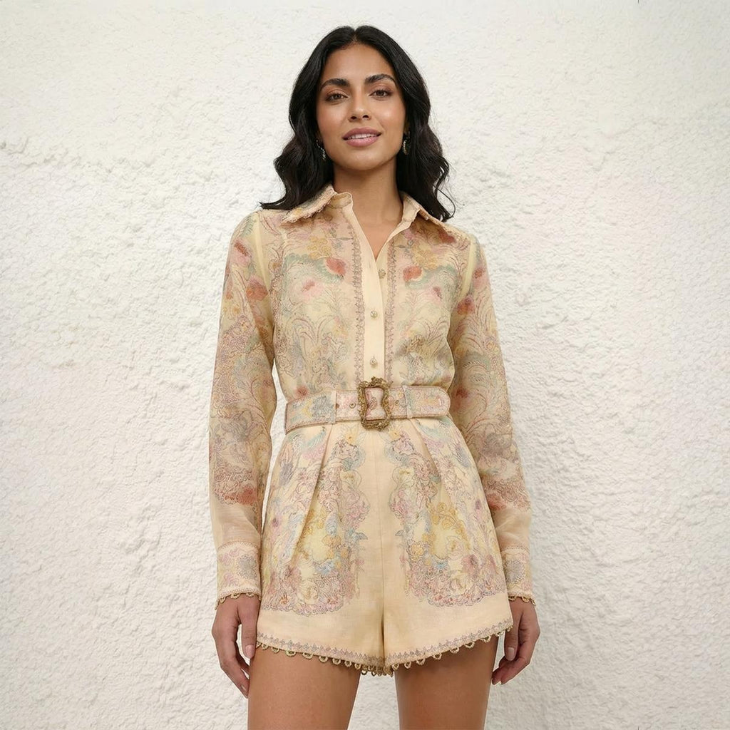 Conjunto Blazer y Short Paisley