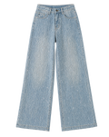 Jean Wide Leg con Destellos Metálicos Azul claro - nn.studio Style 8625