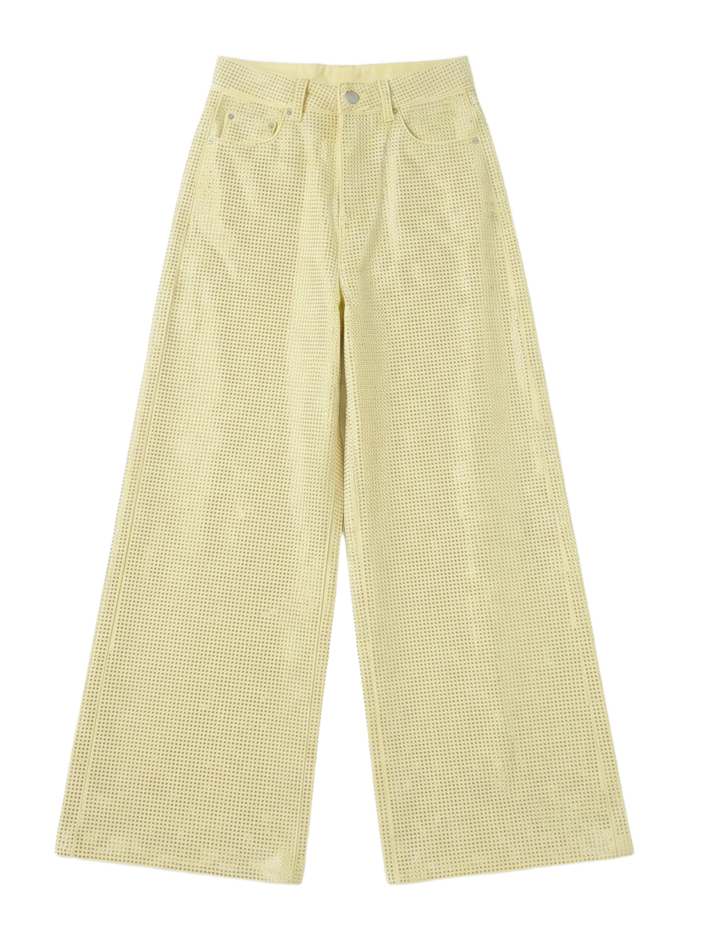 Pantalón Wide Leg Multicolor Pastel Amarillo - nn.studio Style 80191