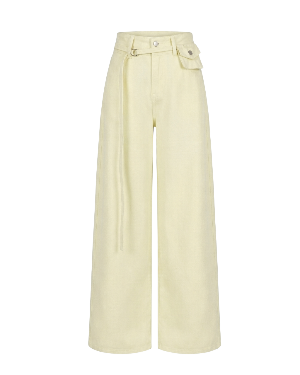 Pantalón Wide Leg Amarillo Pastel Amarillo pastel - nn.studio Style A8030