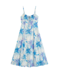 Vestido Midi Tropical Azul