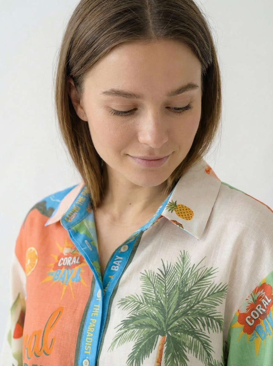 Conjunto Coral Bay Tropical Multicolor tropical - nn.studio Style 6941