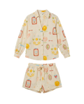 Conjunto Soles y Lunas Crema con soles - nn.studio Style 6974