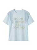 Playera "Good Things Are Coming" Azul - nn.studio Style 1030