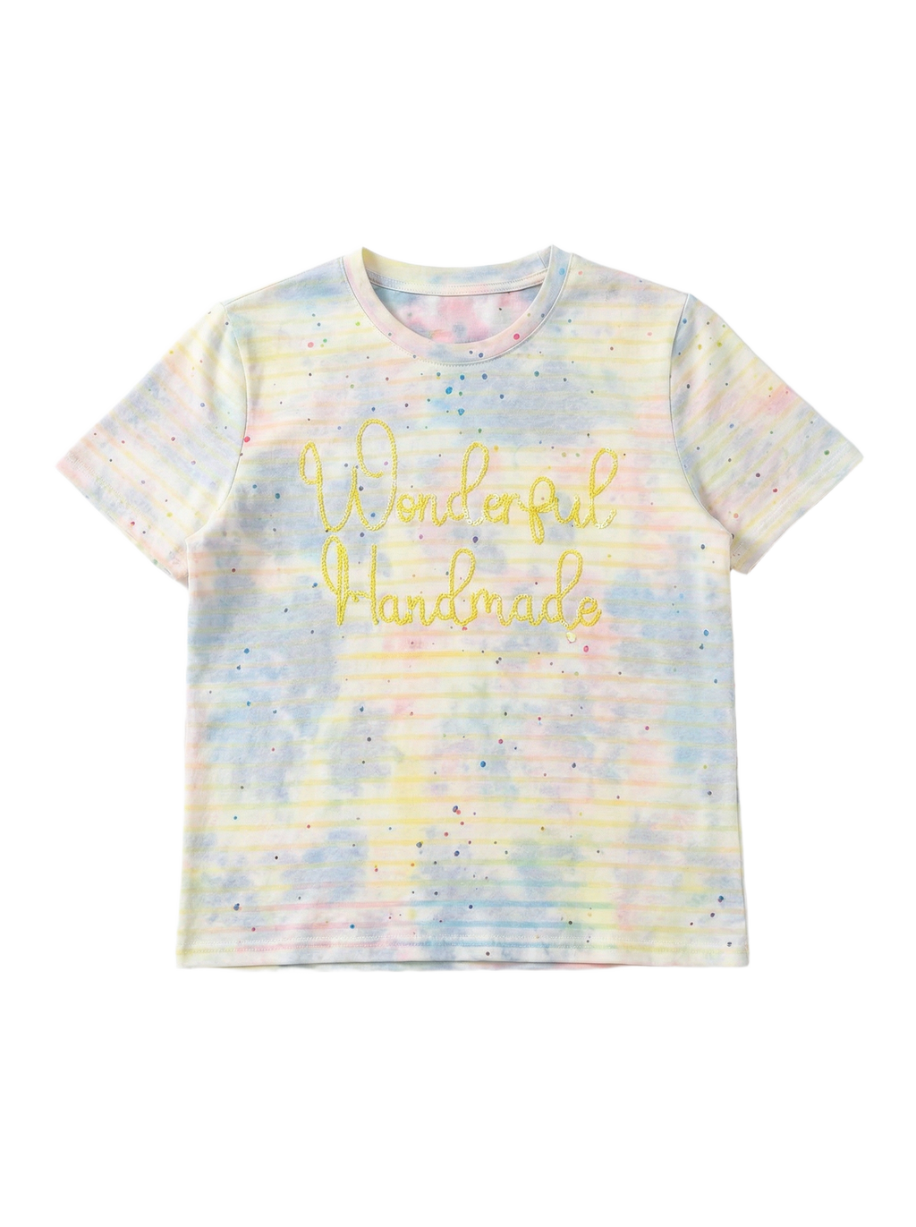 Playera Tie-Dye "Wonderful Handmade" Amarillo - nn.studio Style 2025